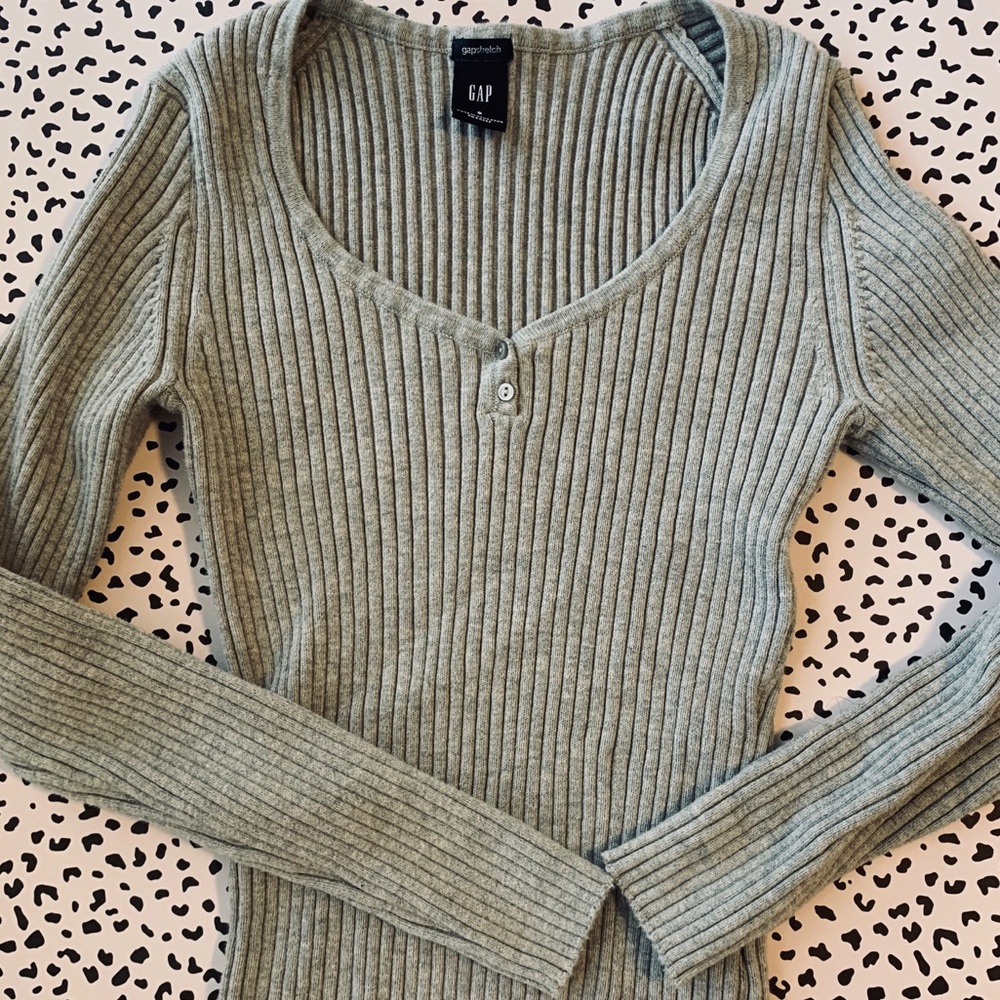 Gray Gap Stretch long sleeve